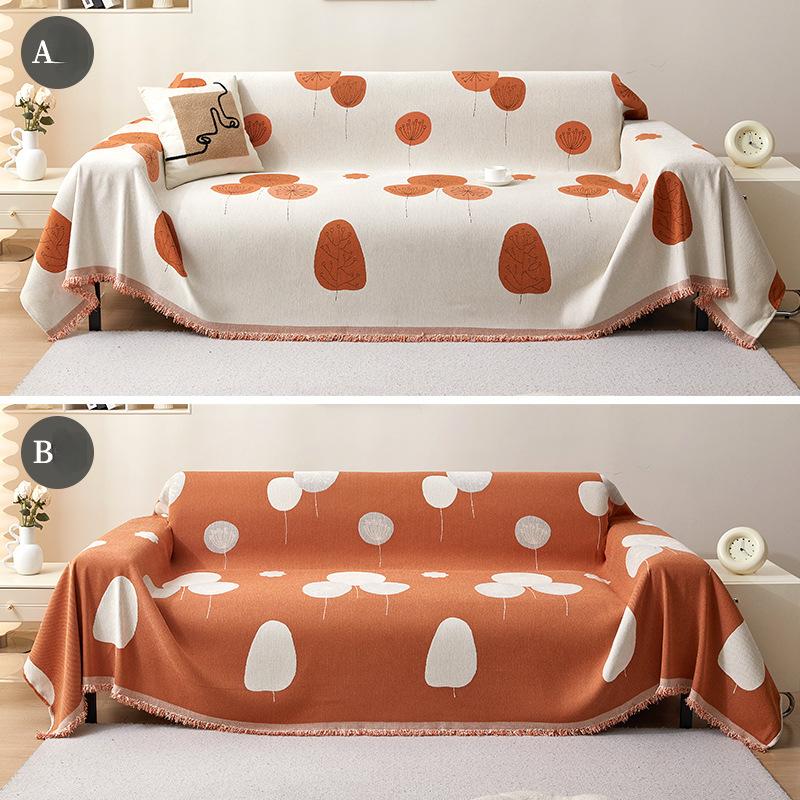 Chenille Jadeblatt Sofabezugstoff Modern Verdickte Chenille Vier Jahreszeiten Neu AB Doppelseitiges Sofa Handtuch