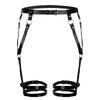 PU Leather Harness Waist Belt Punk Body Harness Belt Punk Hollow Belt for Pants  Waist Accessories