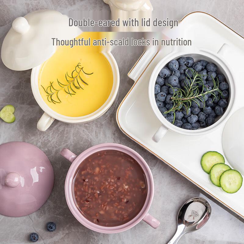 Half-Life Baby Ceramic Steaming Bowl with Lid