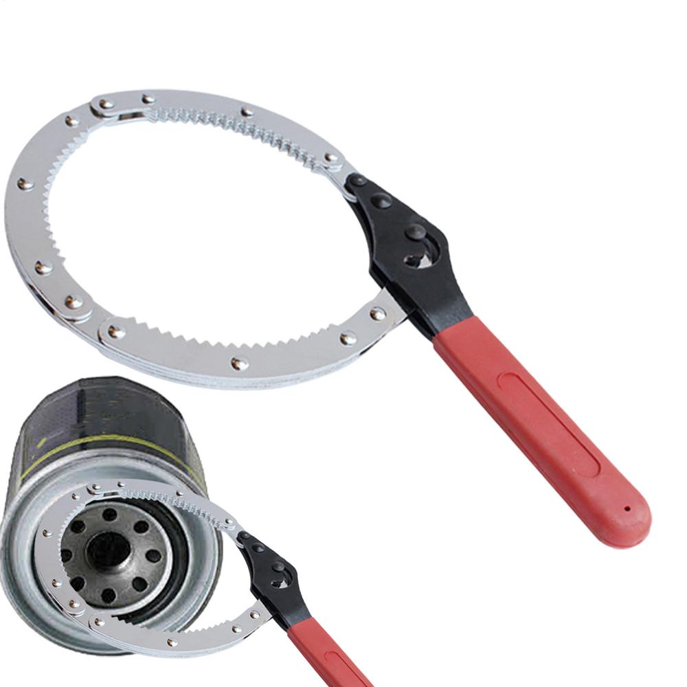 Chain Oil Filter Wrench Heavy Duty Alloy Steel Car Repair Tool Automotive Chain Pipe Wrench For Mechanics Plumbers Home