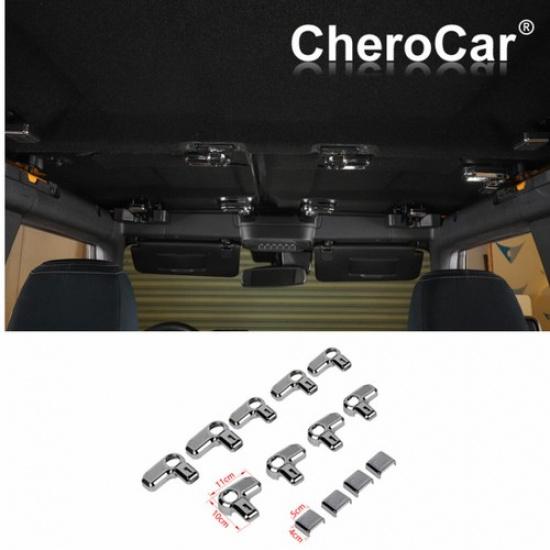 13Pcs Hardtop Roof Disassembly Switch Cover Trim Full Kit for Ford Bronco +