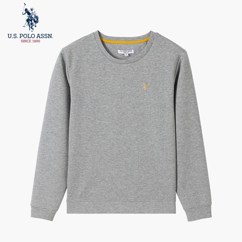 

НАС. АССН ПОЛО. Женский утяжеленный свитшот с круглым вырезом и длинными рукавами L