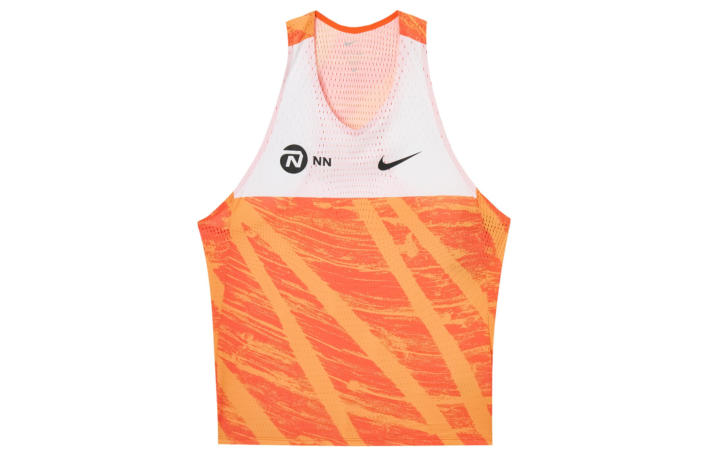 Nike AEROSWIFTDri FIT ADV Running Tank Top Men s Team Orange/White/Black HF6617-891 M