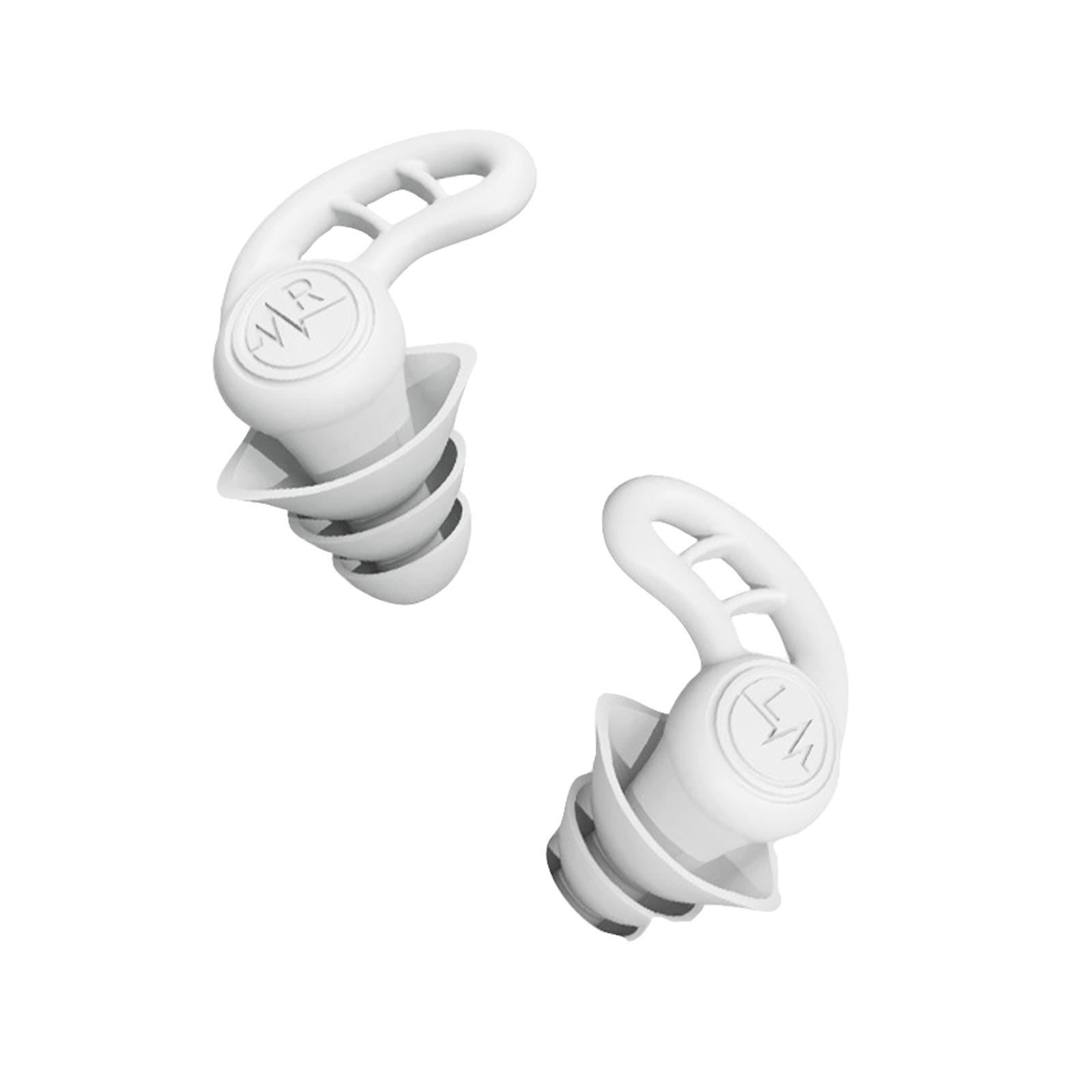 

Беруши для плавания для взрослых, водонепроницаемые многоразовые силиконовые разноцветные беруши для плавания, серфинга, снорклинга, принятия душа и для воды в бассейне, на пляже, в океане One Size белый