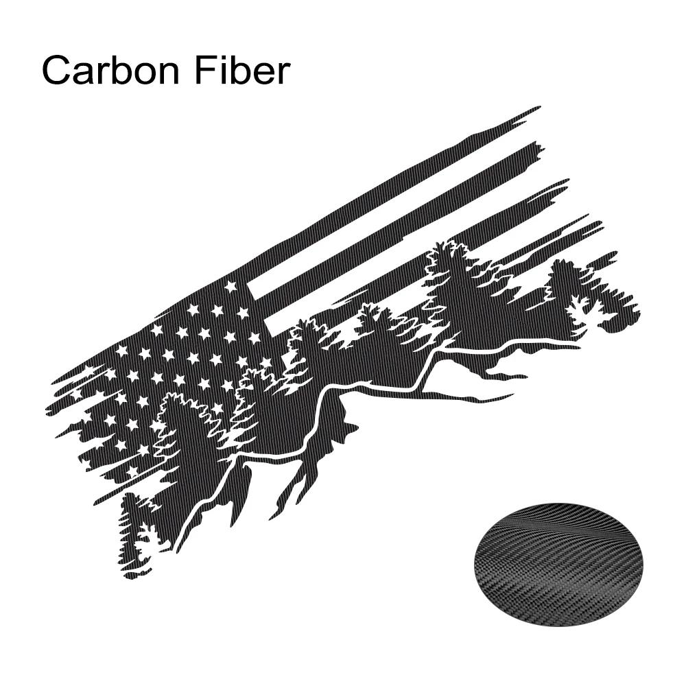 

Car Sticker Creative USA Flag Mountain Styling Vinyl Decal For Ford Bronco SUV Hardcore Raptor Auto Body Decoration Accessories 60x25cm