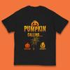 Halloween Kürbis Anruf Akzeptieren Ablehnen Lustige Jack O Lantern Horror Gruselige Anruf Kinder T-Shirt