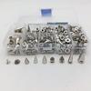 354Pcs Spiked Punk Screw Rivets Studs Metal Warhead Bag Shoes Clothes Watchband Spikes Studs Decor Nail Buckles