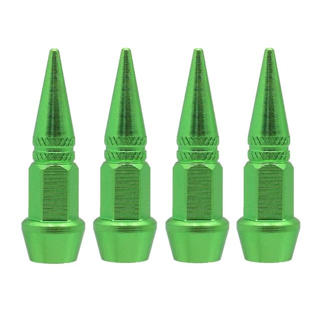 

4 шт. универсальные автомобильные винты с пулевидной головкой, колпачки клапанов, персонализированные модификации, заостренные наконечники клапанов для шин велосипедов и мотоциклов