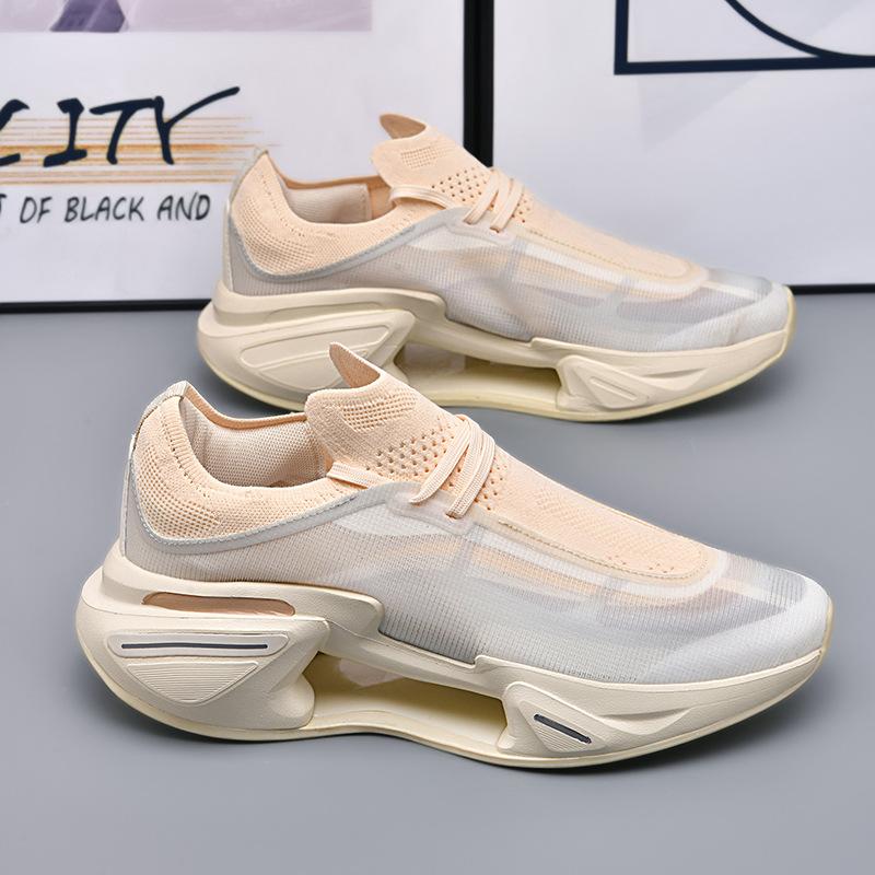 Middle School Student Dead Shoes 2025 New Ultra-light Shock Absorption Professional Running Shoes Men's Breathable Student Sports Shoes Non-slip