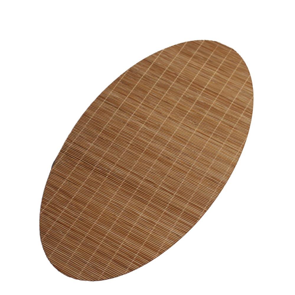 Mehrfarbige Bambus-Teematte Hitzebeständig Verbrühschutz Handgewebte Teematte Mehrere Formen Zen-Teematte Teezeremonie Zubehör