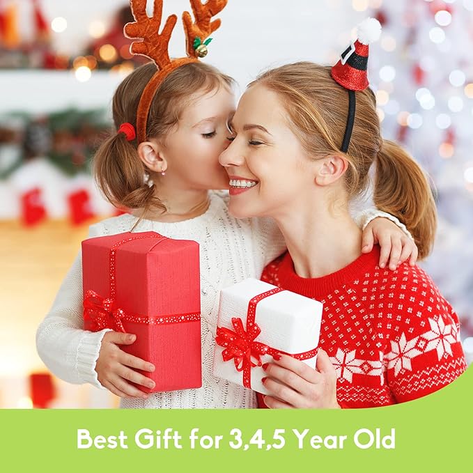 Montessori Holz Einfädelperlen Spielzeug für Kleinkinder, Pädagogisches Auffädeln Tiere Früchte Einfädelspiel, Geschenk für Vorschulkinder