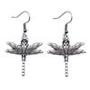 Filigree Butterfly Dangle Earrings Retro Boho Openwork Butterfly Drop Earrings Vintage Jewelry
