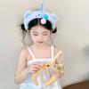 Wacky Cat Fishing Plush Headband Hair Accessories Girls Cartoon Hairband  Wash Face