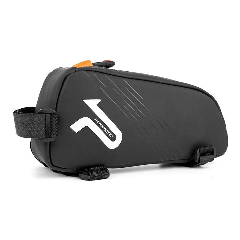 Велосумка Шоссейный велосипед Верхняя труба Водонепроницаемая молния Сумка на руль Велосумка Велосипедное снаряжение чёрный
