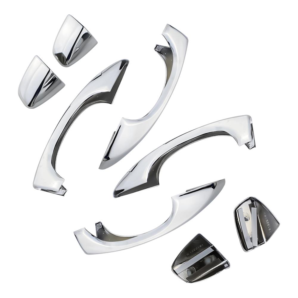 8 Teile/satz ABS Chrom Auto Außentür Griff Abdeckung Trim Dekoration Aufkleber für Volkswagen VW Troc T-roc 2018 - 2022 Zubehör