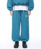PRINOAR Statement String Single-Pleat Wide Pants - Peacock Green
