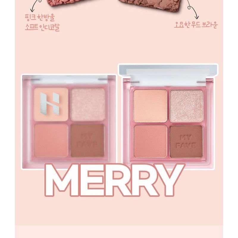 HOLIKA HOLIKA - My Fave Eyeshadow Palette Pastel Haze Collection - 2 Types