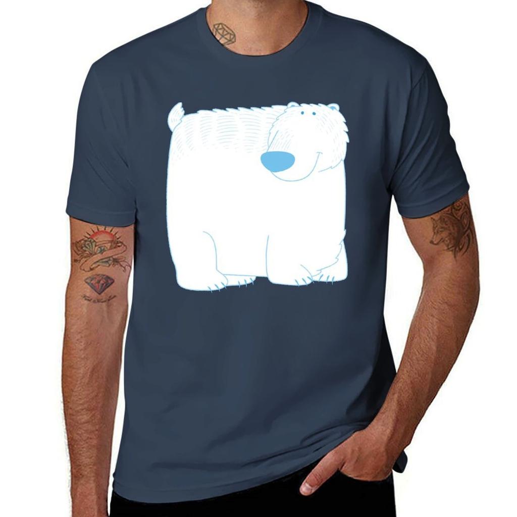 Polar Bear TShirt Man T Shirt Cotton High Quality TShirt