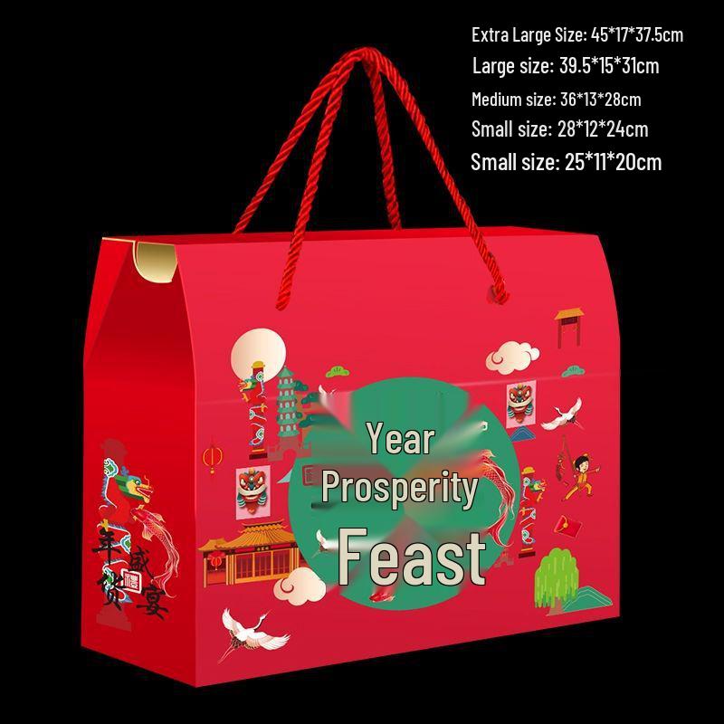Chinese New Year High-Grade Gift Box for Nuts and Cooked Foods