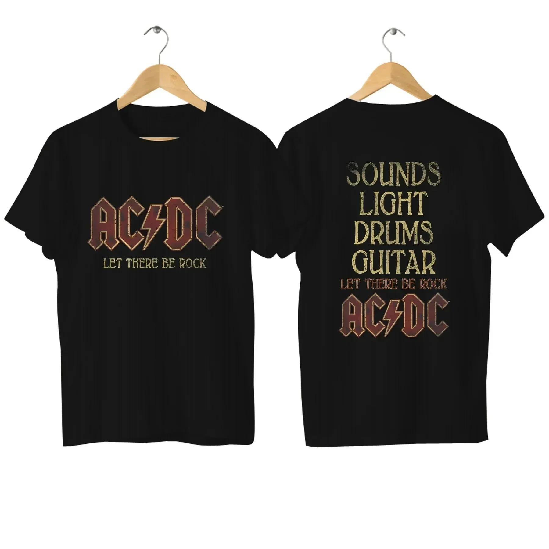 

2024 AC PWRDUP Live DC Print Tshirt Graphic T Shirts Men Women Cotton Hip Hop Fashion Oversized Kid T-shirts Summer Clothes 4XL