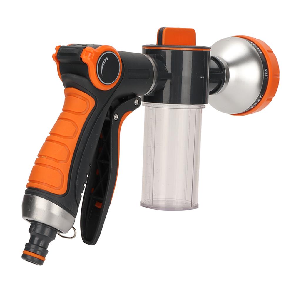 Zahradní zalévací pěnový postřikovač Vysokotlaký multifunkční stroj na postřik vody s 8 režimy pro