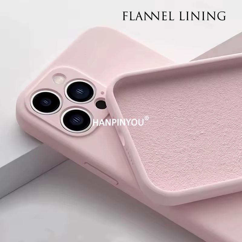 Flanell Original Flüssigsilikon Handyhülle Für Xiaomi Redmi Note 14 13 Pro Plus Stoßfeste Schutzhülle Weiche Bumper Hülle