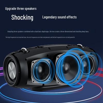 Zealot S67 Tragbarer Outdoor Bluetooth Subwoofer Lautsprecher
