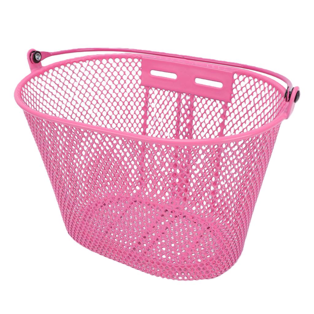 Kids Bike Basket with Handle for Boys Girls Front Cycling Basket for Most Tricycles Scooters