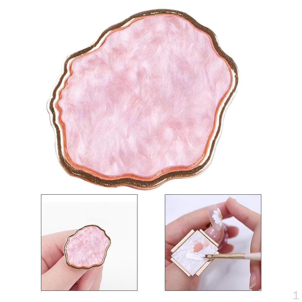 Palettes Finger UV Mixing Plate Painting Color Display Tray Dish DIY Manicure salon Use