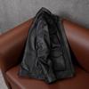 First Layer Cowhide Leather Jacket Men's Medium and Long Large Size Locomotive Autumn and Winter Jacket