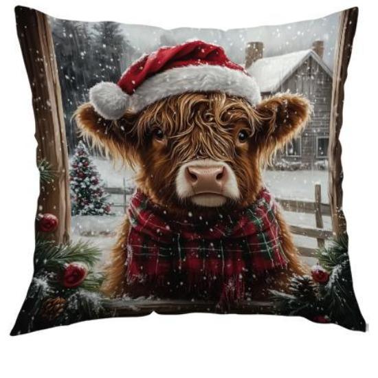 

Christmas Pillow Cover Home Sofa Cushion Cover New Holiday Decoration Bedroom Atmosphere Cushion 45*45cm