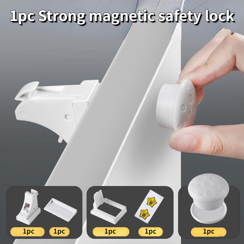 

Магнитный шкаф, ящик, шкаф с 1 ключом, замки на холодильник, детская безопасность 1PC белый