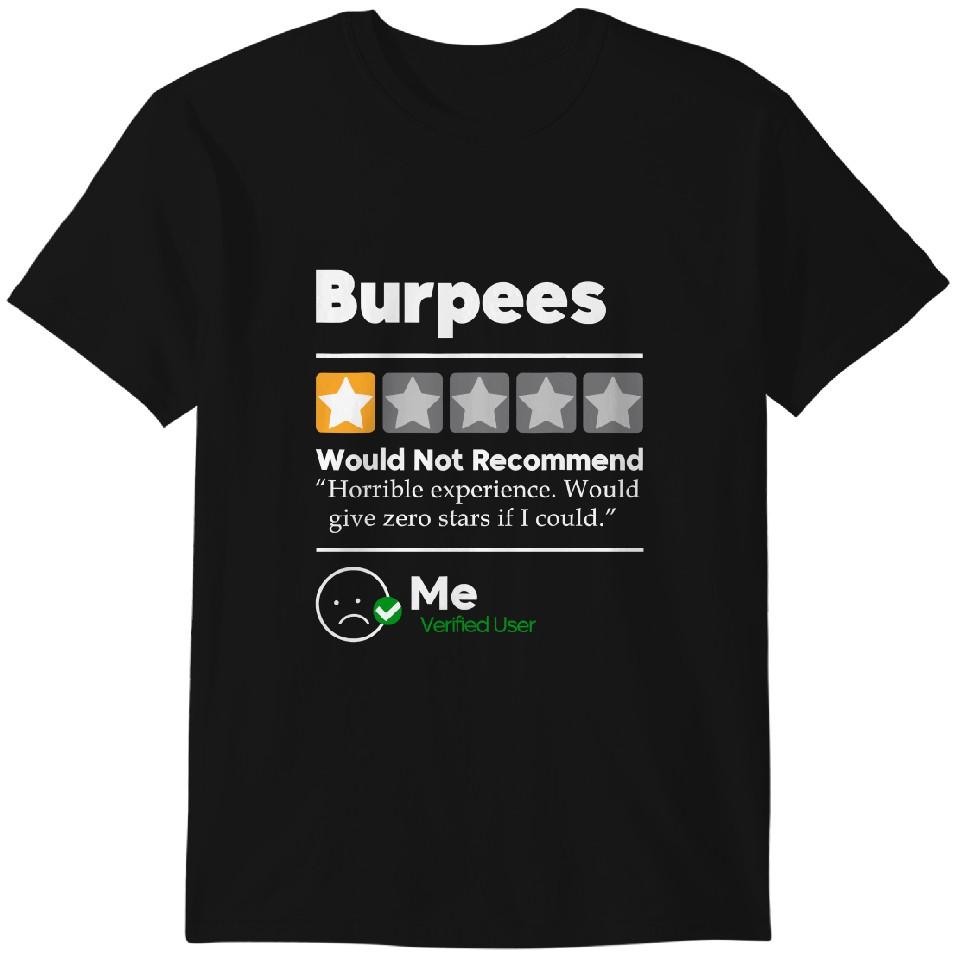 Burpees One Star Horrible Experience Funny T-Shirt Classic T-shirt