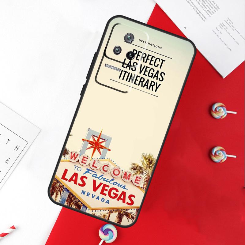 Las Vegas Strip Nevada Cover For Xiaomi 14T 11T 12T 13T Pro 13 14 15 Ultra POCO X7 Pro X3 X5 X6 F5 F6 M6 Pro Case