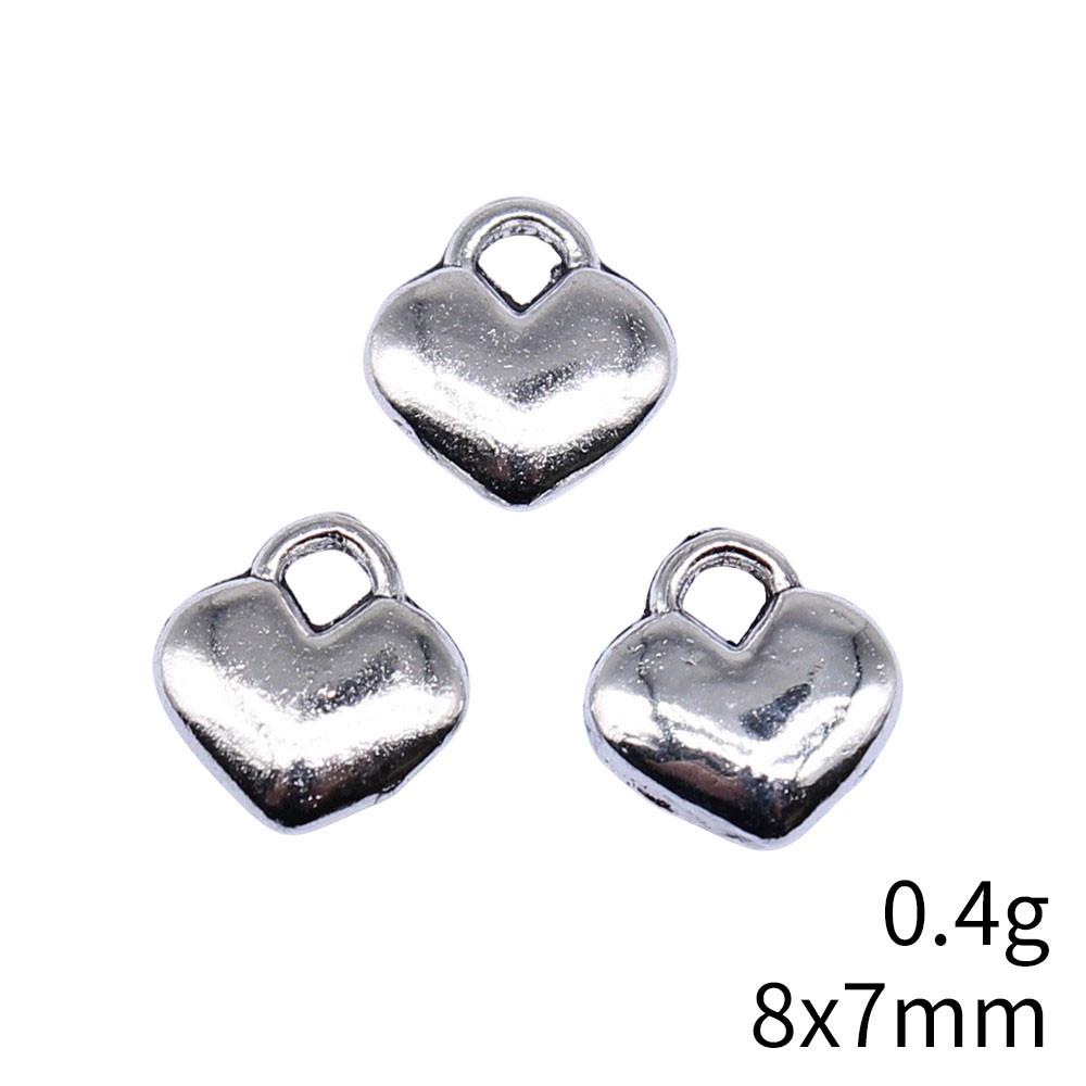 Back To School Charms Bulk Peach Heart Love Charms Pendant Women's Clothing Pendant