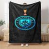 1pc Flannel Blanket, Manchester,Champions,Star Pattern Printed Blanket, Sofa Bed Sofa Car Office Camping Travel Warm And Comfortable Soft Bl