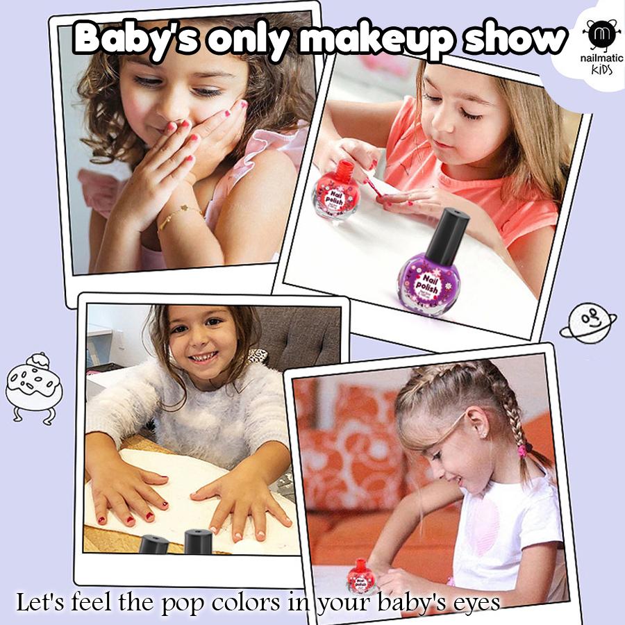 Shell Children'S Makeup Bag Girl, Princess Truly Washable Pretending To Play With Cosmetics Set Toys, Non Toxic And Safe