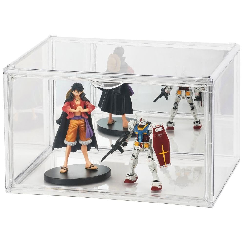 

Защита HYPE GUARD Фигурка Чехол Коллекция Прозрачная Витрина Дисплей Gunpla Штабелируемая Полка Прозрачное Зеркало Ширина 35 x Глубина 26 x Высота [УФ 99,4%] чистый