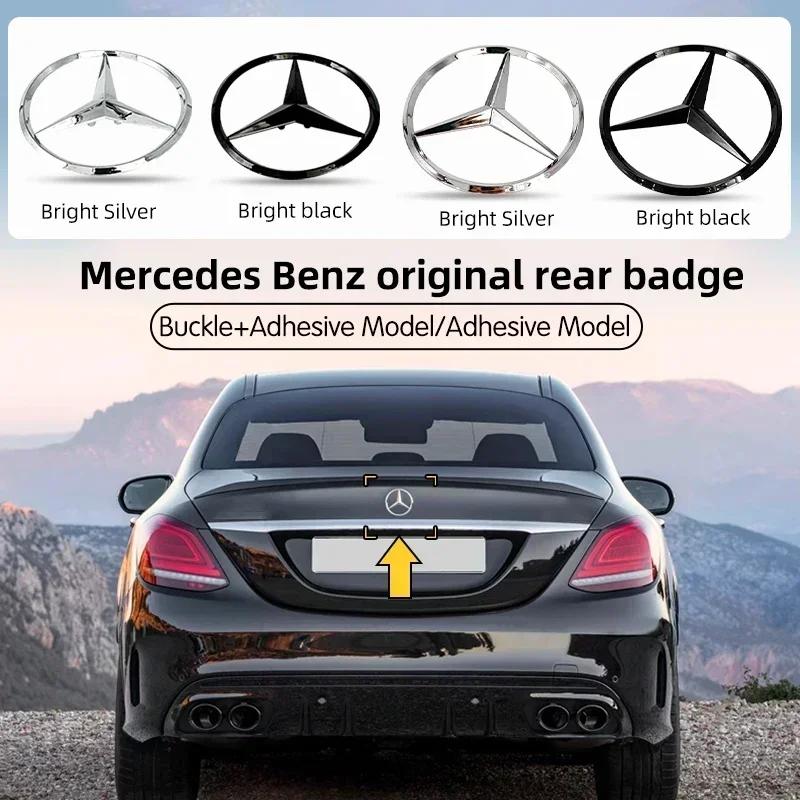 Autoaufkleber Für Mercedes Benz Für Mercedes Benz C177 CLA Baujahr 14-19 3D ABS Silber/Schwarz Auto Heck Kofferraum Emblem Abzeichen Aufkleber