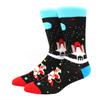 Unisex Malerei Stil Astronaut Mann Socken Baumwolle Harajuku Bunt Vollsocken Damen Weltraum Streetwear 1 Paar Größe 38-46
