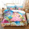 Warm Daily Anime Astro Note Character Pattern Duvet Cover + 2 Pillowcases Soft Microfiber Teen Room Bedding Home Textile