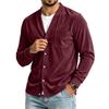Men's Casual Color Loose Fit Top with Pockets