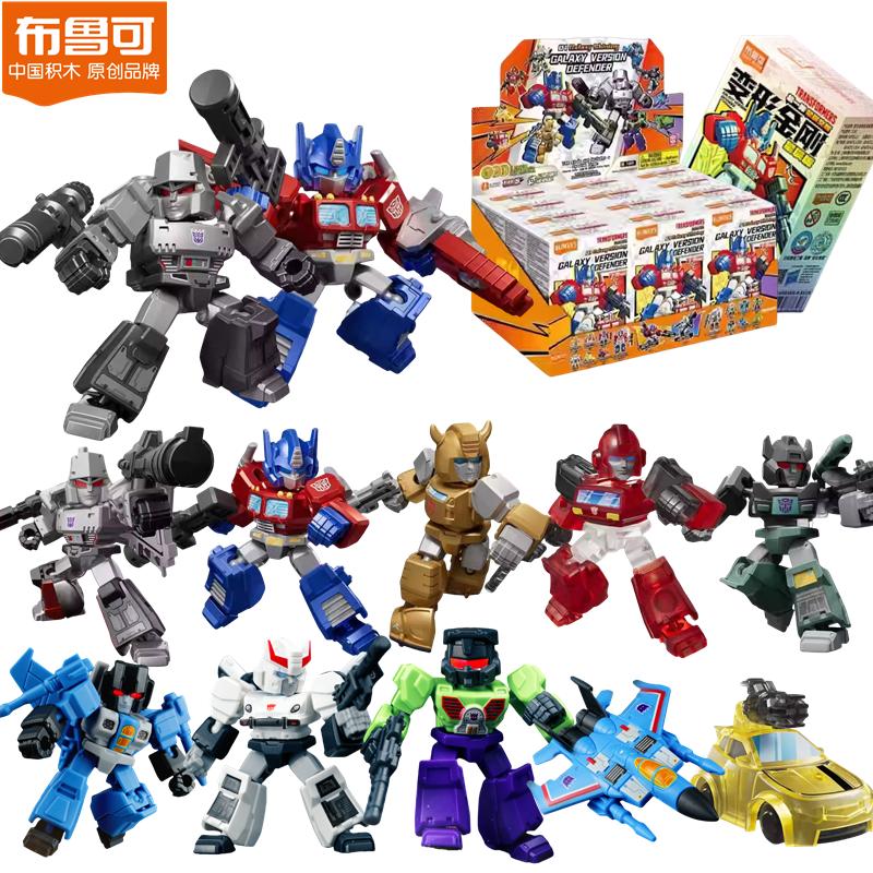 Non-Toxic Original Transformer Blind Box Toys Defender Version 1 2 3 Optimus Prime Starscream Bumblebee Building Blocks Action Figure