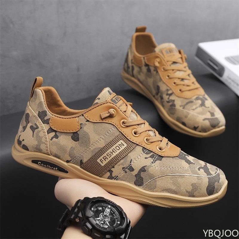 Leisure Comfortable Spring Autumn New Men's Shoes Breathable Canvas Shoes Fashionable Versatile Men's Shoes