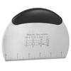 Stainless Steel Dough Cake   Scraper Pizza Cutter Cutting Knife with Scale Baking Tool