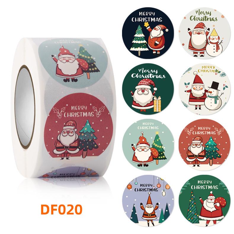 Santa Claus Christmas Sealing Stickers - Gift Wrap & Box Decoration