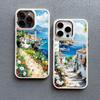 Island Scenery Summer Sky Landscape Silicone Phone Case For iPhone 13 12 Pro Max 11 14 16 15 Pro Max Plus XR XS X 7 8 SE2 Covers