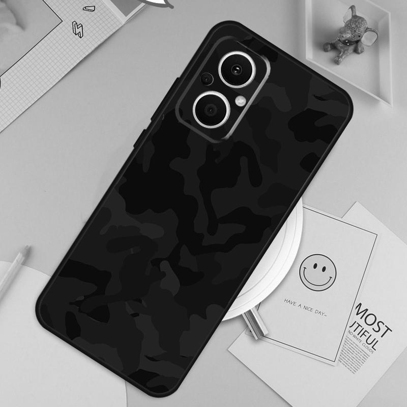 

Night Dark Camo Military Camouflage For OPPO Reno 8T 11F 12F 13F 14F 7 8 Lite 10 11 12 13 14 Pro OPPO Find X9 X8 X5 X6 Pro Case OPPO Reno12 Pro