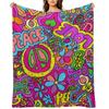 More Love and Peace Throw Blanket Furrys Luxury Thicken For Sofa Thin Softest Blankets