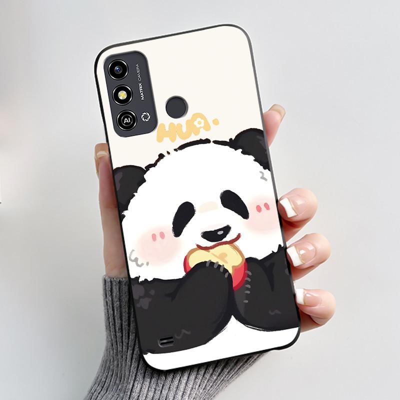 For ZTE Blade A53 Case For ZTE Blade A53 Pro Phone Back Cover Silicone Soft Black TPU Luxury Cute Love Rabbit Funny Bumper Shell
